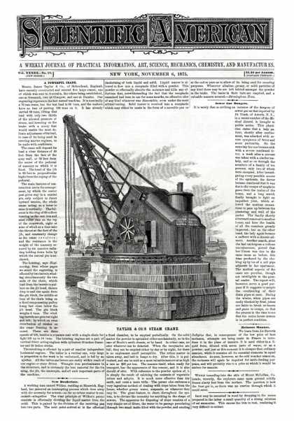 Scientific American - 1875-11-06