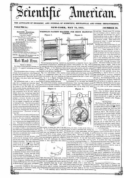 Scientific American - May 24, 1851 (vol. 6, #36)