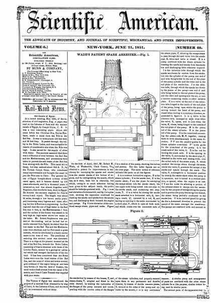 Scientific American - June 21, 1851 (vol. 6, #40)
