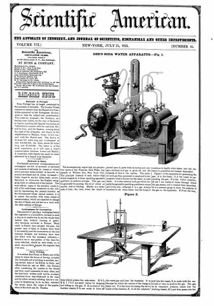 Scientific American - July 25, 1852 (vol. 7, #45)