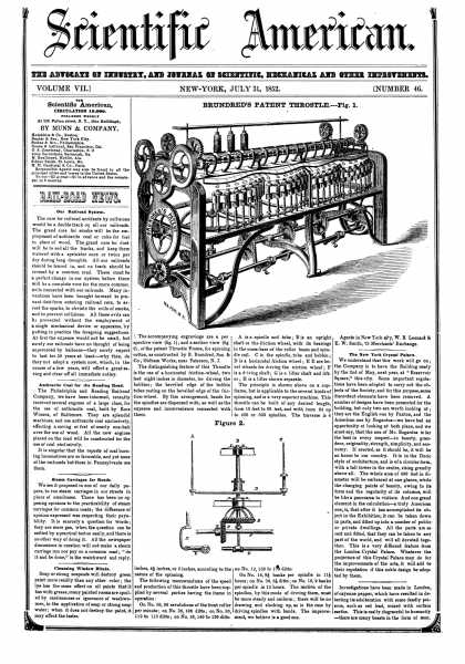 Scientific American - July 31, 1852 (vol. 7, #46)
