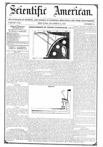 Scientific American - December 25, 1852 (vol. 8, #15)
