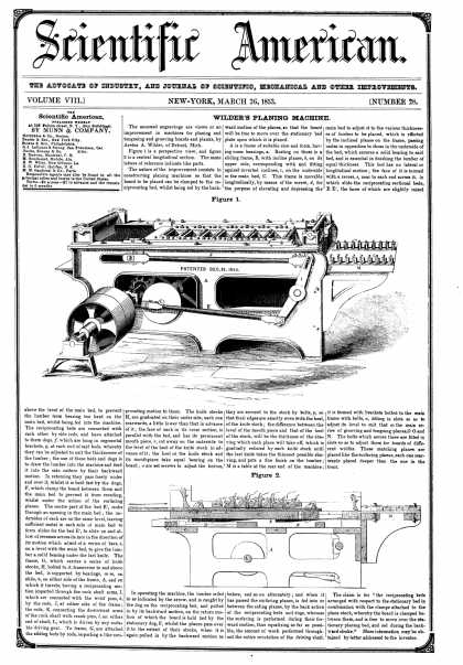 Scientific American - March 26, 1853 (vol. 8, #28)