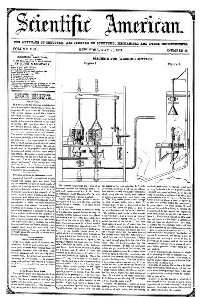 Scientific American - May 21, 1853 (vol. 8, #36)