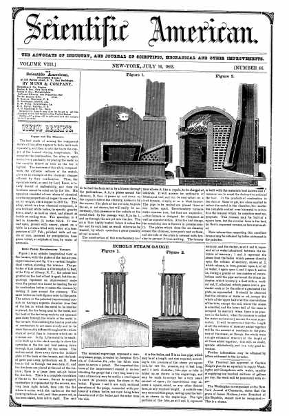 Scientific American - July 16, 1853 (vol. 8, #44)