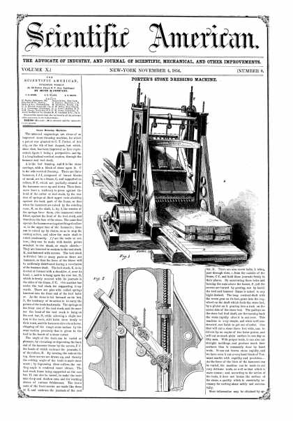 Scientific American - Nov 4, 1854 (vol. 10, #8)
