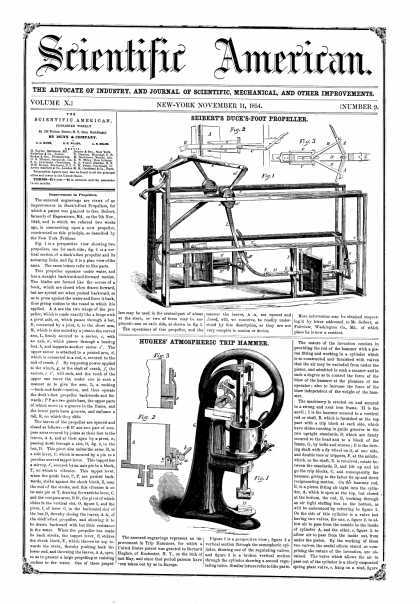 Scientific American - Nov 11, 1854 (vol. 10, #9)