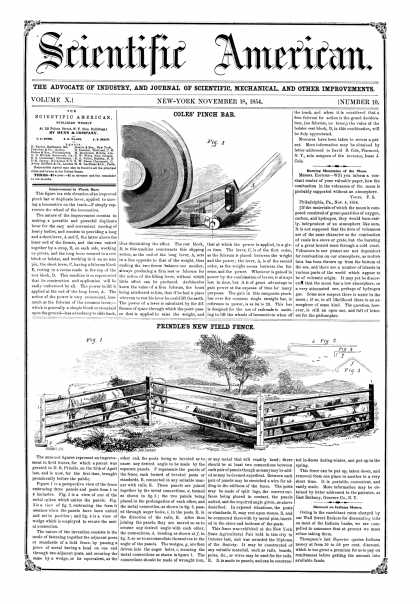 Scientific American - Nov 18, 1854 (vol. 10, #10)