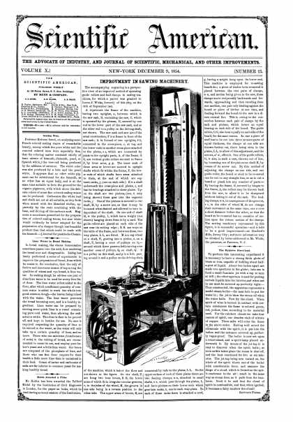 Scientific American - Dec 9, 1854 (vol. 10, #13)