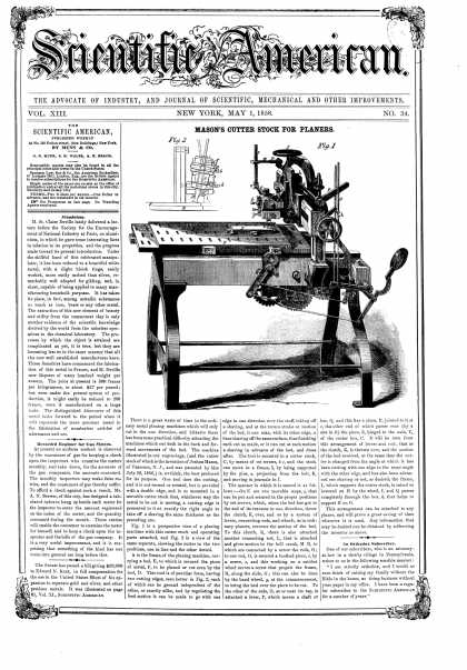 Scientific American - May 1, 1854 (vol. 13, #34)