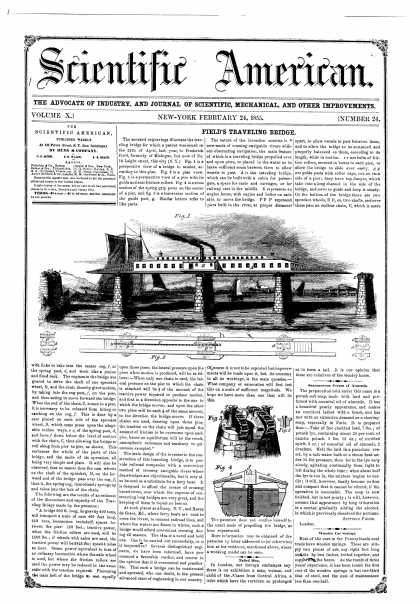 Scientific American - Feb 24, 1855 (vol. 10, #24)