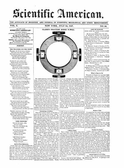 Scientific American - July 24, 1847 (vol. 2, #44)