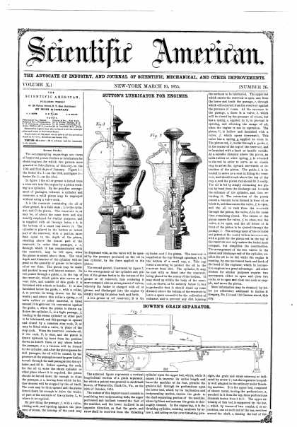 Scientific American - Mar 10, 1855 (vol. 10, #26)