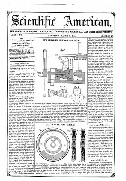 Scientific American - Mar 31, 1855 (vol. 10, #29)
