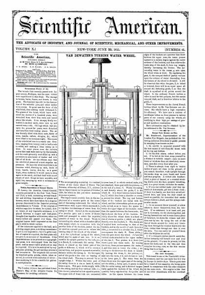 Scientific American - June 23, 1855 (vol. 10, #41)