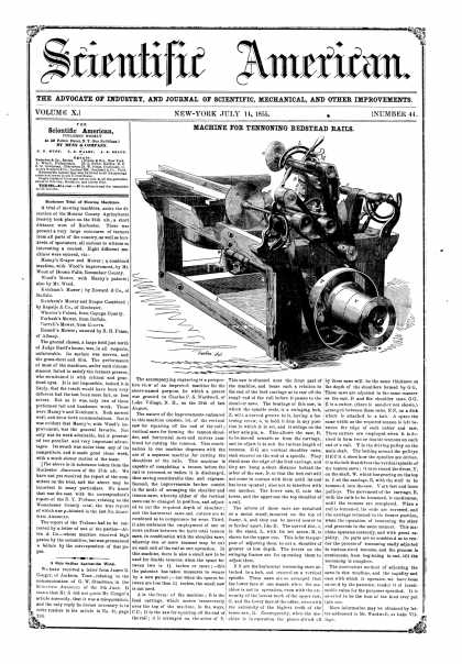 Scientific American - July 14, 1855 (vol. 10, #44)