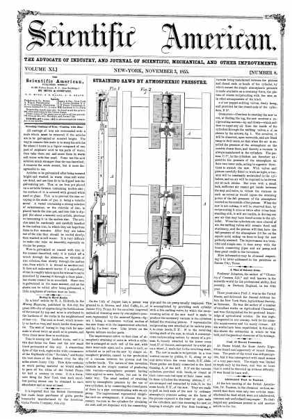 Scientific American - Nov 3, 1855 (vol. 11, #8)