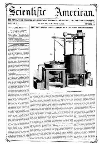 Scientific American - Nov 24, 1855 (vol. 11, #11)