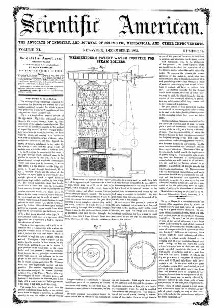 Scientific American - Dec 23, 1855 (vol. 11, #15)
