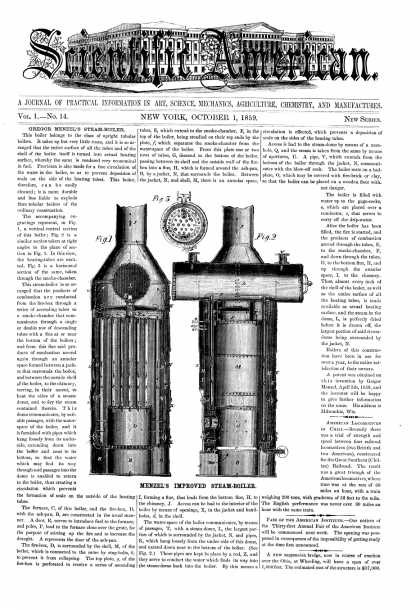 Scientific American - Oct 1, 1859 (vol. 1, #14)