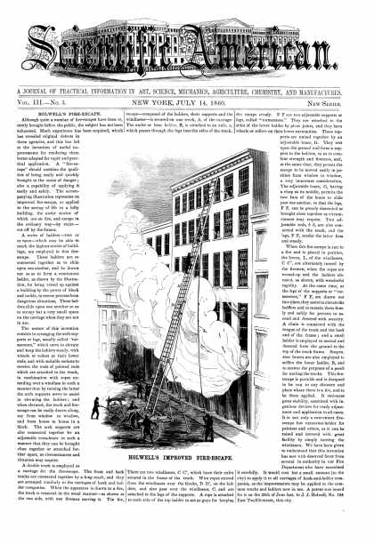 Scientific American - July 14, 1860 (vol. 3, #3)
