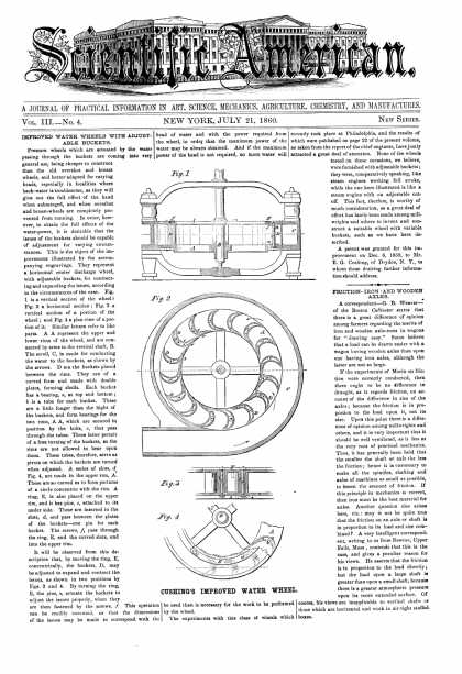 Scientific American - July 21, 1860 (vol. 3, #4)