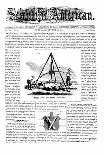 Scientific American - Aug 11, 1860 (vol. 3, #7)