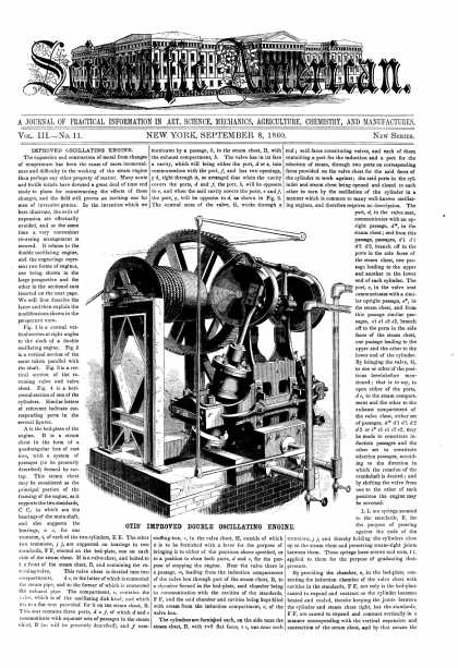 Scientific American - Sept 8, 1860 (vol. 3, #11)