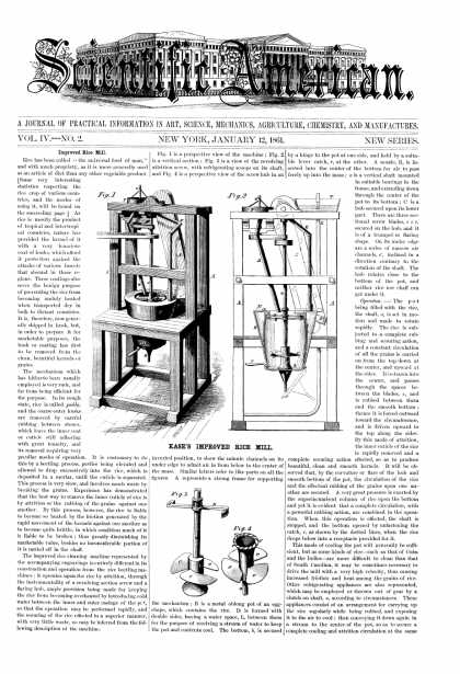 Scientific American - Jan 12, 1861 (vol. 4, #2)