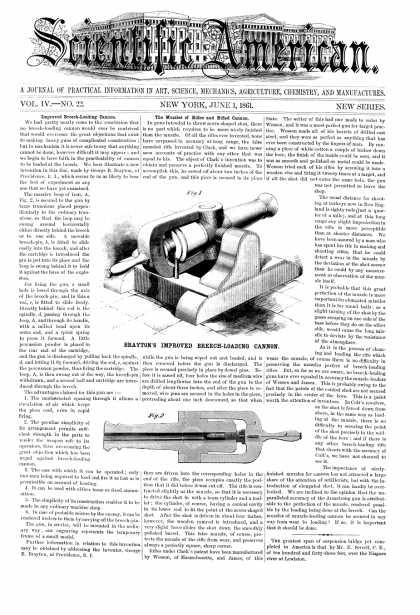 Scientific American - June 1, 1861 (vol. 4, #22)