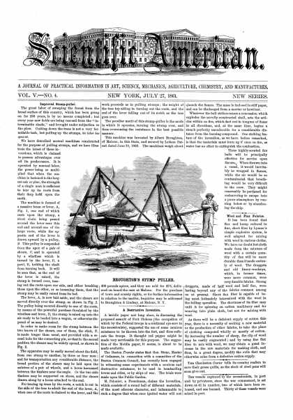 Scientific American - July 27, 1861 (vol. 5, #4)