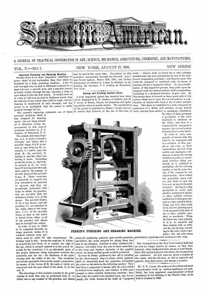 Scientific American - Aug 17, 1861 (vol. 5, #7)