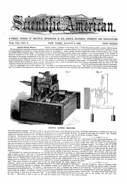 Scientific American - Aug 9, 1862 (vol. 7, #6)