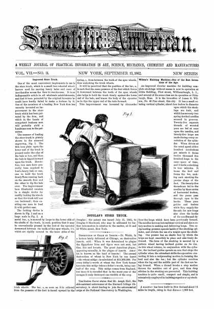 Scientific American - Sept 13, 1862 (vol. 7, #11)