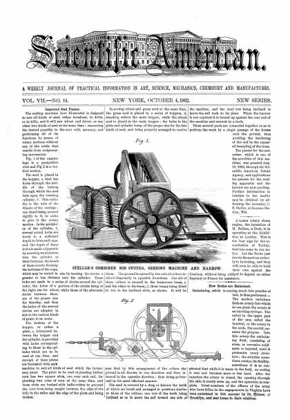 Scientific American - Oct 4, 1862 (vol. 7, #14)