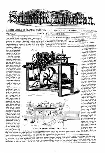 Scientific American - Mar 14, 1863 (vol. 8, #11)