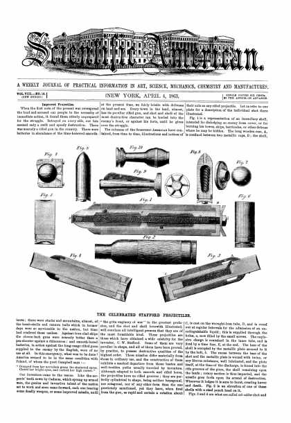 Scientific American - Apr 4, 1863 (vol. 8, #14)