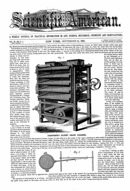 Scientific American - Sept 12, 1863 (vol. 9, #11)