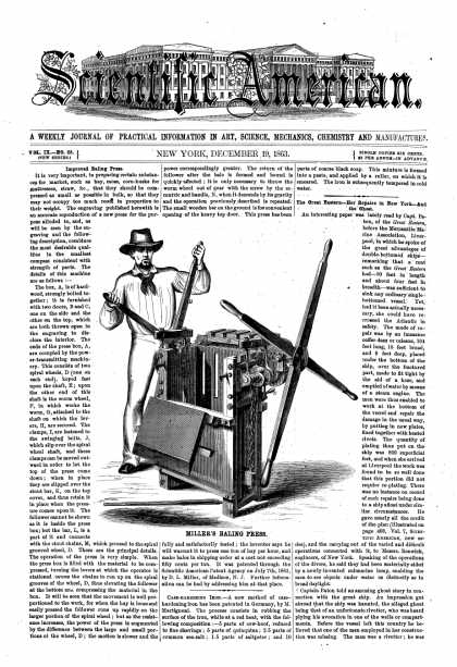 Scientific American - Dec 19, 1863 (vol. 9, #25)