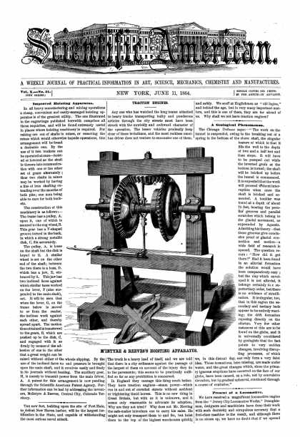 Scientific American - June 11, 1864 (vol. 10, #24)