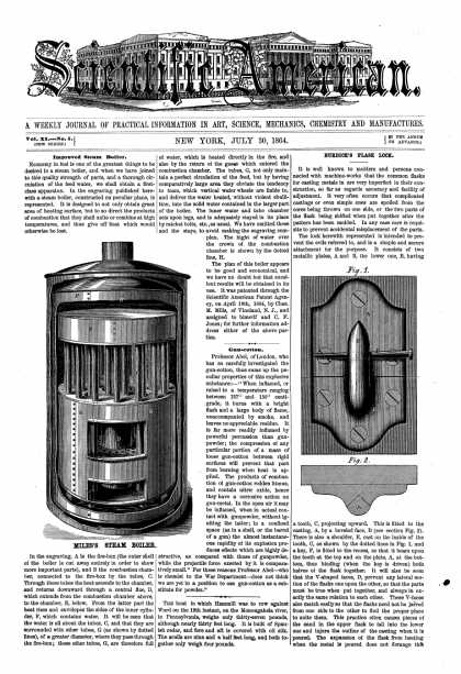 Scientific American - July 30, 1864 (vol. 11, #5)