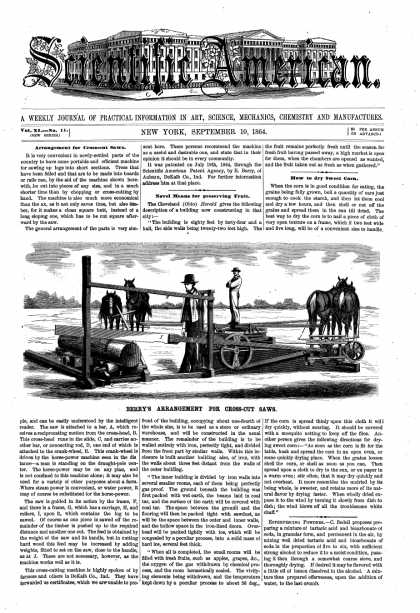 Scientific American - Sept 10, 1864 (vol. 11, #11)