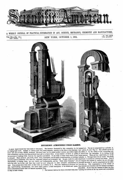 Scientific American - Oct 1, 1864 (vol. 11, #14)