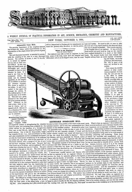 Scientific American - Oct 8, 1864 (vol. 11, #15)