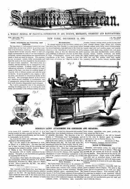 Scientific American - Dec 24, 1864 (vol. 11, #26)