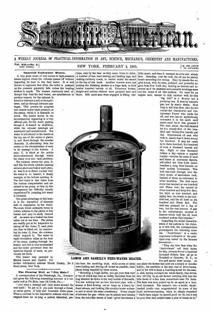 Scientific American - Feb 4, 1865 (vol. 12, #6)