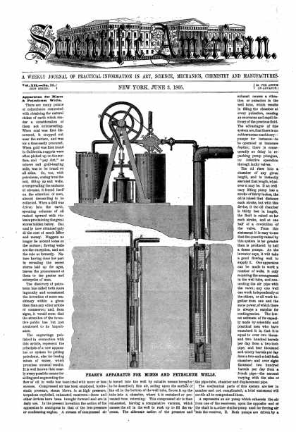 Scientific American - June 3, 1865 (vol. 12, #23)