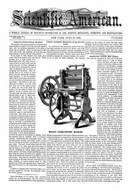 Scientific American - June 10, 1865 (vol. 12, #24)