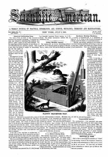 Scientific American - July 8, 1865 (vol. 13, #2)