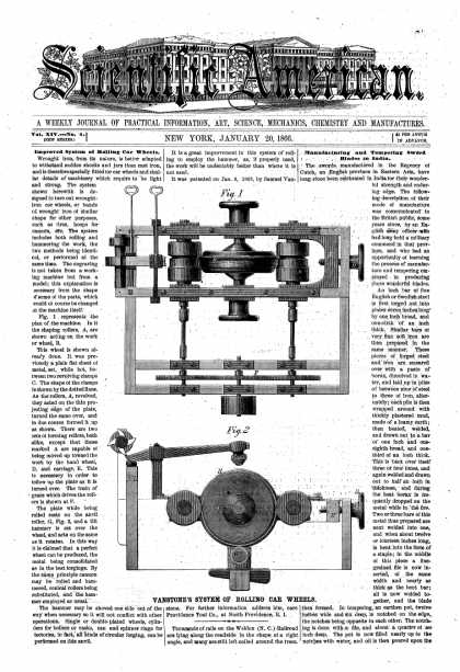 Scientific American - Jan 20, 1866 (vol. 14, #4)